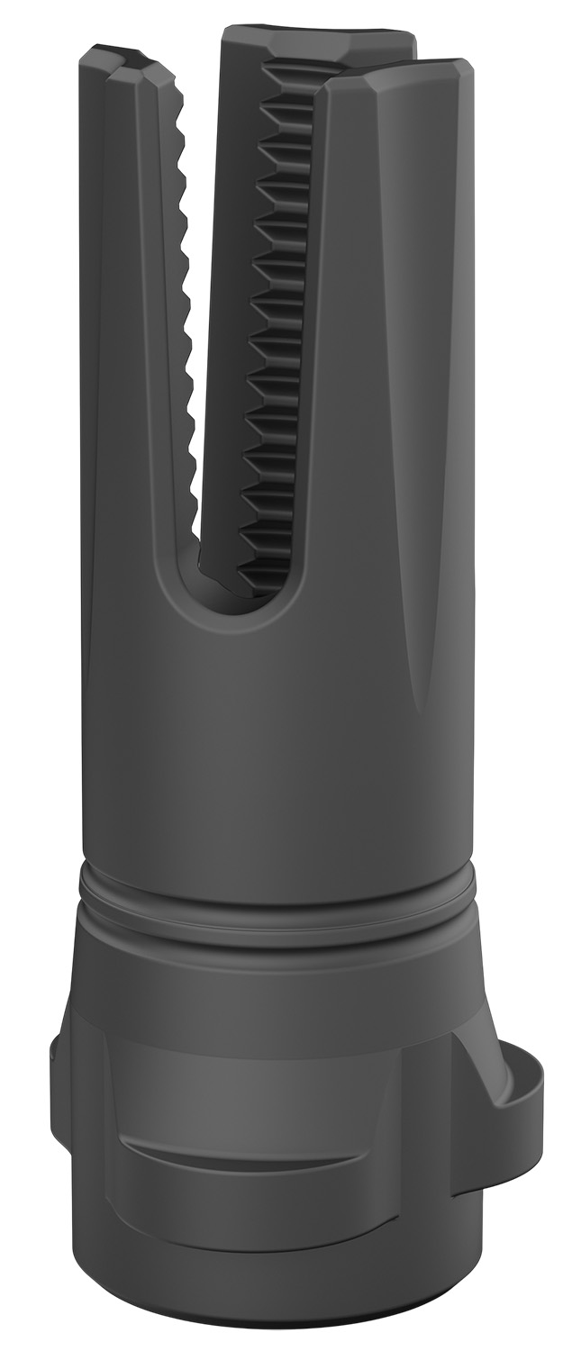 Breek Arms BRK4315 Scorch 3-Prong Flash Hider Black Nitride Steel 1/2"x28 Threads 223 Cal/5.56mm Compatible w/ Breek-LOK 3QD