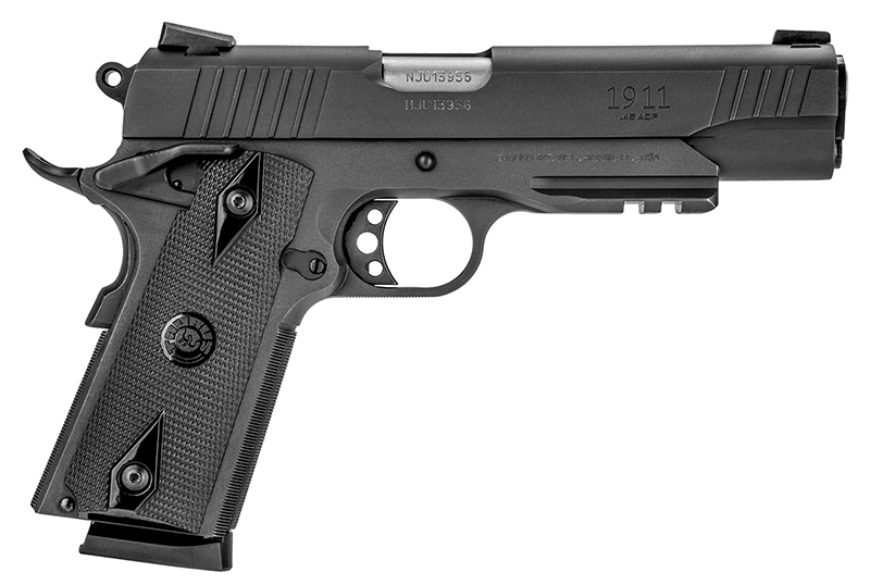 1911 Govt 45 5" Blk Novak/Rail 8rd