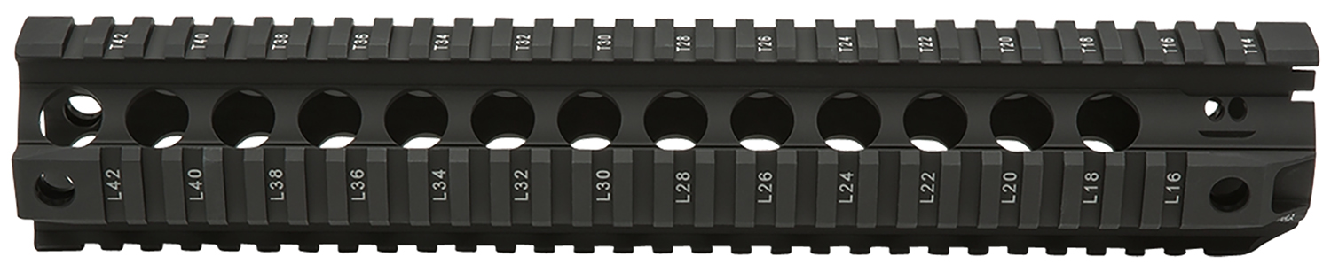 BCM QRF12556BLK QRF  12″ Free-Floating Style Made of Aluminum with Black Anodized Finish & Picatinny Rail for AR-Platform