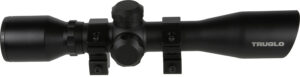 TruGlo TG8504BR Compact  Matte Black 4x32mm 1" Tube Duplex Reticle