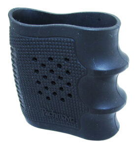 Pachmayr 05166 Tactical Grip Glove  made of Rubber with Black Finish & Finger Grooves for S&W Sigma, Walther P99 & Taurus 24/7
