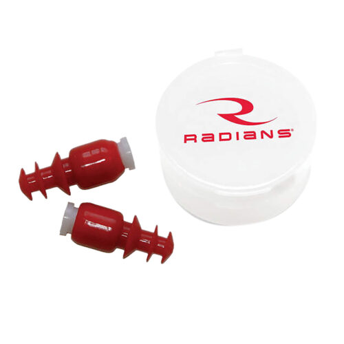 93338.jpg Radians CF7000BP Cease Fire Earplugs Baffle In Ear Red Adult 1 Pair