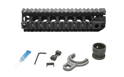 BCM Gunftr Quad Rail 556 8″ BLK