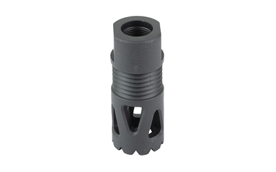 LBE FLASH HIDER TRI-PORTS 1/2X28 BLK - Image 2