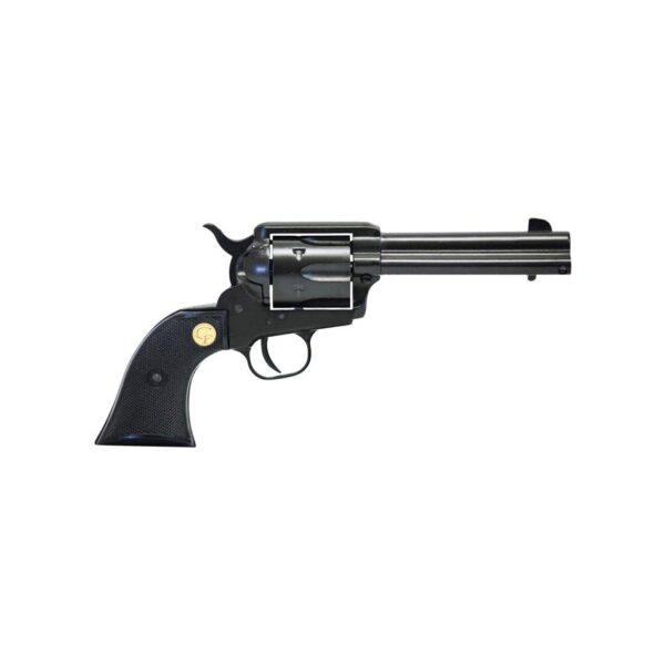 https3A2F2Fmedia.chattanoogashooting.com2Fimages2Fproduct2FCH3402502FCH930190_1.jpg Chiappa 1873 S.A. Black Revolver .22LR 6rd Capacity 4.75" Barrel Black Plastic Grips