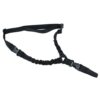 Tacfire One Point Double Bungee Rifle Sling Black