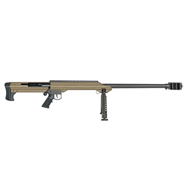https3A2F2Fmedia.chattanoogashooting.com2Fimages2Fproduct2FGX132732FGX13273.jpg Barrett Model 99 Rifle 50 BMG Single Shot 32" Heavy Barrel FDE Finish w/Bipod and Pelican Hardcase