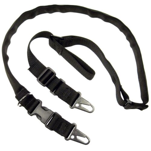TacShield Warrior 2n1 Sling with HK Snap Hook 1.25" Black