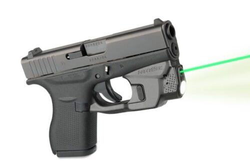 https3A2F2Fmedia.chattanoogashooting.com2Fimages2Fproduct2FLVCFG4243CG2FLVCFG4243CG.jpg LaserMax CenterFire Light & Laser w/GripSense for Glock 42/43 - Green