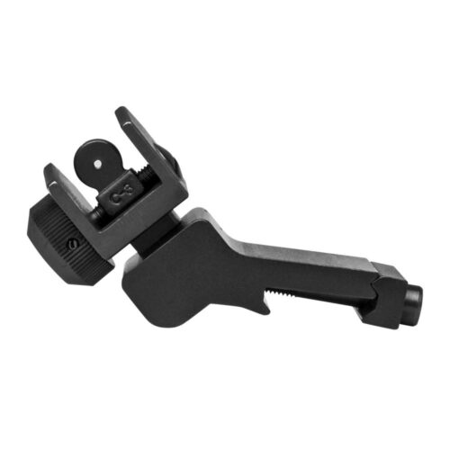 https3A2F2Fmedia.chattanoogashooting.com2Fimages2Fproduct2FNRMAR45FLR2FNRMAR45FLR-1.jpg NcStar AR-15 45 Degree Offset Flip-Up Rear Sight Black