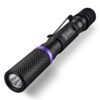 Police Security Flashlights UV Flashlight 395NM Black