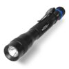 Police Security Flashlights Inspector Flashlight 50 Lumens Black