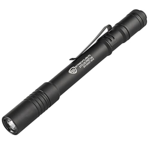 https3A2F2Fmedia.chattanoogashooting.com2Fimages2Fproduct2FSM661342Fsm66134_1.jpg Streamlight Stylus Pro USB Rechargeable Pen Light with USB Cord Nylon Holster Black with White LED
