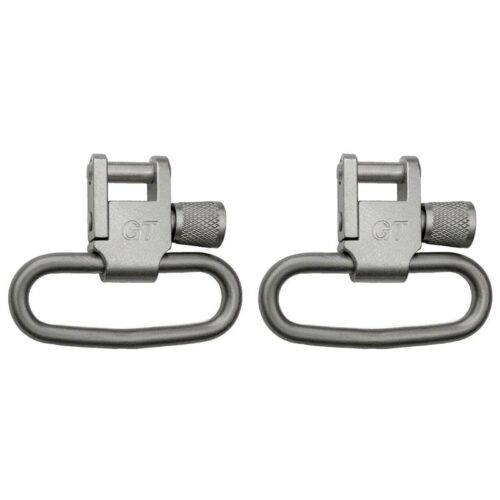 Grovtec 1.25" Locking Swivel Set Silver 2/ct
